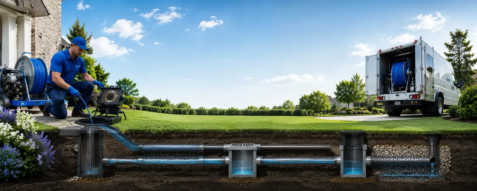 Outdoor drain cleaning information for Crawfordsville, IA